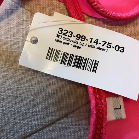 Wicked Weasel 323 Satin Sheer Underwire Top - Size Large - Picture 3 of 4